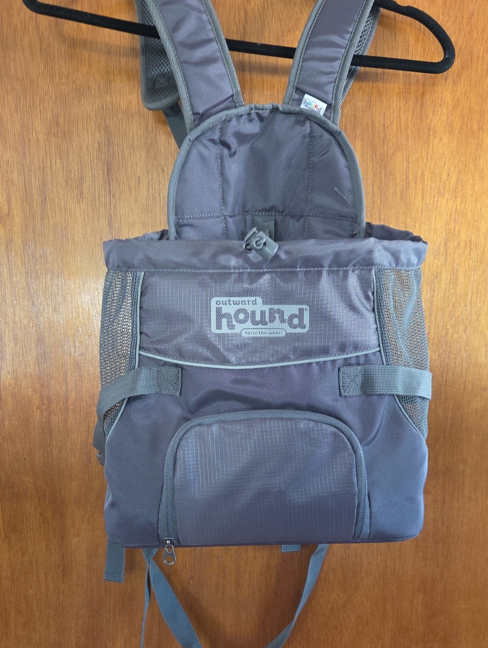 Outward Hound Black Front Dog Carrier Backpack